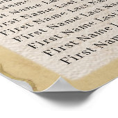 Natuur's Beauty Botanische Bloemen & Bladeren Brui Poster (Hoek)