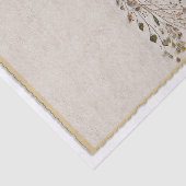 Natuur's Beauty Botanische Bloemen & Bladeren Brui Tissuepapier (Detail)