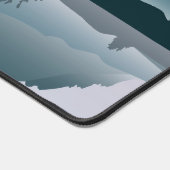 Natuur's Beauty Mountain Reflection Desk Mat (Hoek)