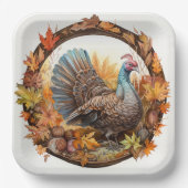 Natuur's Bounty: Oogst Delights Papieren Bordje (Voorkant)