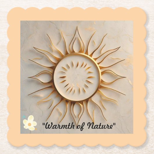 "Natuur's Brilliance" Kartonnen Onderzetters (Voorkant)