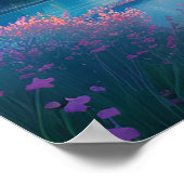 Natuur's Canvas, Charming Lake en Golden Sunset Poster (Hoek)