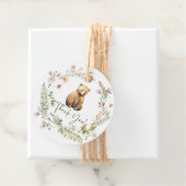 Natuur's Delight Beer Baby shower Favor Gift Label (In situ)