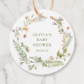 Natuur's Delight Beer Baby shower Favor Gift Label (Achterkant)