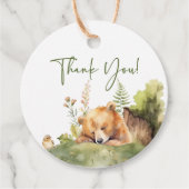 Natuur's Delight Beer Baby shower Favor Gift Label (Voorkant)