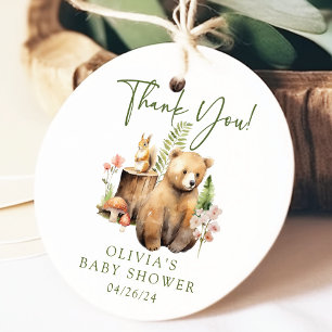 Natuur's Delight Beer Baby shower Favor Gift Label
