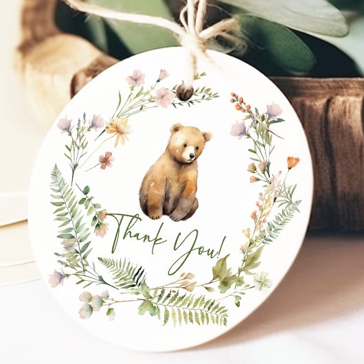 Natuur's Delight Beer Baby shower Favor Gift Label