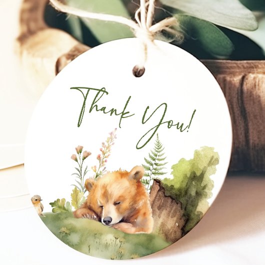 Natuur's Delight Beer Baby shower Favor Gift Label