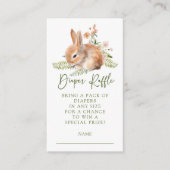Natuur's Delight Bunny Luier Raffle Informatiekaartje (Voorkant)