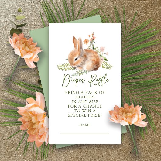 Natuur's Delight Bunny Luier Raffle Informatiekaartje