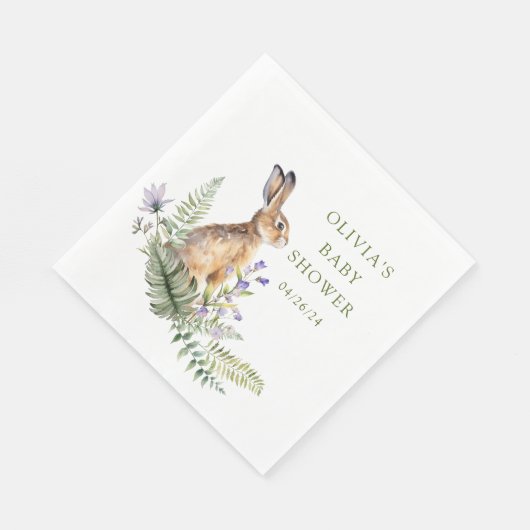 Natuur's Delight Classic Rabbit Papier Servet (Hoek)