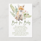 Natuur's Delight Fox Boek voor Baby Informatiekaartje (Voorkant)