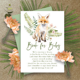 Natuur's Delight Fox Boek voor Baby Informatiekaartje
