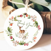 Natuur's Delight Herten Baby shower Favor Gift Lab Bedankjes Labels