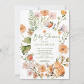 Natuur's Delight Herten Baby shower Uitnodiging (Voorkant)