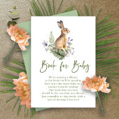 Natuur's Delight Rabbit Boek voor Baby Informatiekaartje