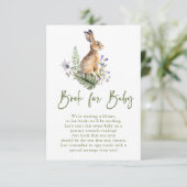Natuur's Delight Rabbit Boek voor Baby Informatiekaartje (Staand voorkant)