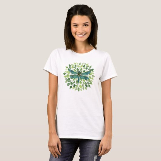 Natuur's Elegance Dragonfly T-shirt (Voorkant volledig)