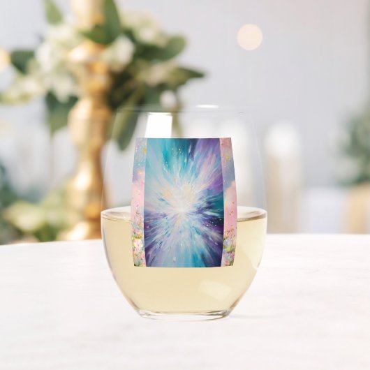 "Natuur's Elegance: Handgemaakte wijnglazen voor t Wijnglas Zonder Voet (Insitu (Huwelijk))