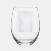 "Natuur's Elegance: Handgemaakte wijnglazen voor t Wijnglas Zonder Voet (Achterkant)