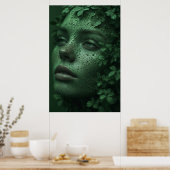 Natuur's Embrace: een portret van schoonheid Poster (Keuken)