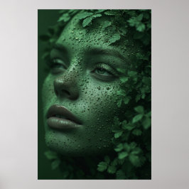 Natuur's Embrace: een portret van schoonheid Poster