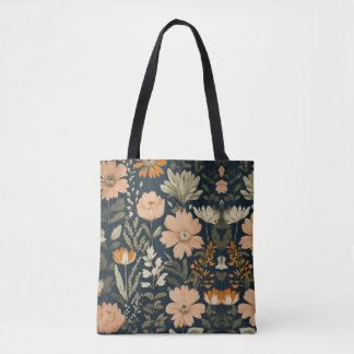 Natuur's Embrace: Tas met bloemenelegantie