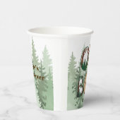 Natuur's Expression: Oh Boy Baby shower Papieren Bekers (Rechts)