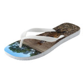 natuur's Feast: een Wallaby's Snack Break Teenslippers (Schuin)