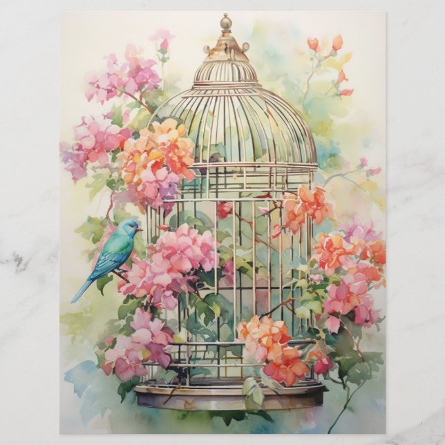 Natuur's Floral Wonder Scrapbook Paper (Voorkant)