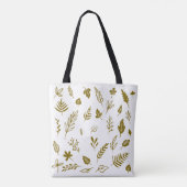Natuur's Gifts Botanical Art Canvas tas (Achterkant)