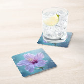 Natuur's Grace: Lavendel Hibiscus Beauty Kartonnen Onderzetters (Insitu)