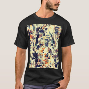 Natuur's Imprints: bloemblaadjes naadloos. T-shirt