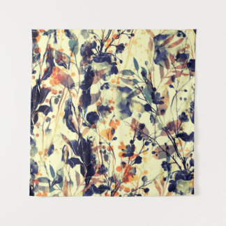 Natuur's Imprints: bloemblaadjes naadloos. Wandkleed