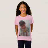 "Natuur's Joy: T-shirt van Kinderen met grillige N (Voorkant volledig)
