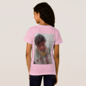 "Natuur's Joy: T-shirt van Kinderen met grillige N (Achterkant volledig)