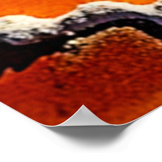 Natuur's kleurrijke Hot Spring Art Poster (Hoek)