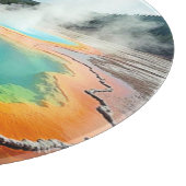 Natuur's kleurrijke Hot Spring Art Snijplank (Hoek)