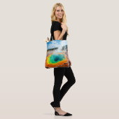 Natuur's kleurrijke Hot Spring Art Tote Bag (Op model)