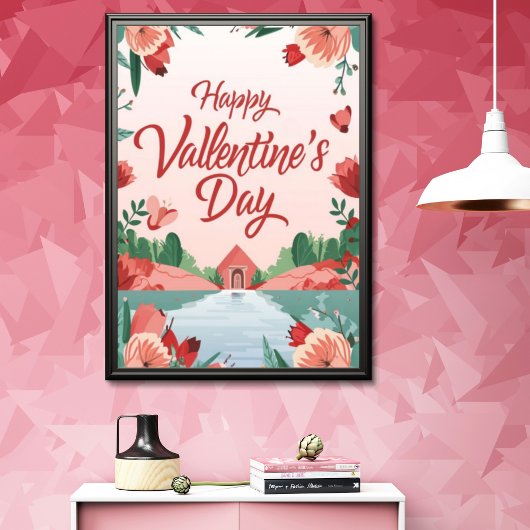 Natuur's Love Symphony Valentijnsdag Poster