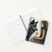 Natuur's Magic: Secrets of the Black Wolf Notitieboek (Binnen)