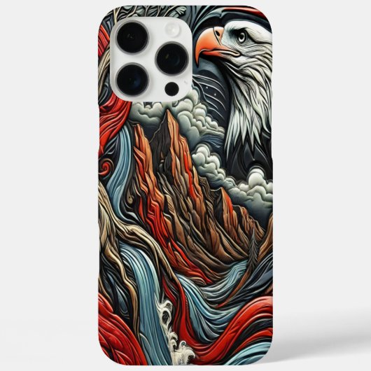 Natuur's Majesty Eagle kunstwerk Case-Mate iPhone Case (Achterkant)