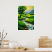 Natuur's Overture, Green Valley's Symphony Poster (Keuken)