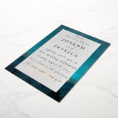 Natuur's Passion: Waterverf bruiloft uitnodiging (Gedraaid)