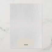 Natuur's Passion: Waterverf bruiloft uitnodiging (Achterkant)