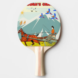 Natuur's pracht, het verbeteren van de harmonie tafeltennisbatje
