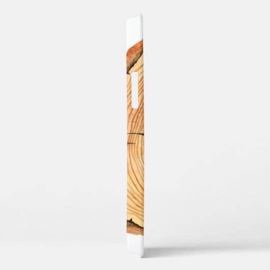 Natuur's Rings: Tree Texture Triumph Case-Mate iPhone Case (Achterkant / Rechts)