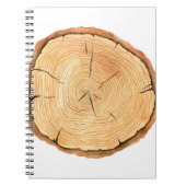 Natuur's Rings: Tree Texture Triumph Notitieboek (Voorkant)