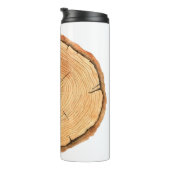 Natuur's Rings: Tree Texture Triumph Thermosbeker (Geroteerd rechts)