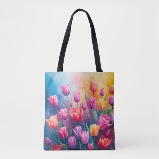 Natuur's schoonheidstulpen tote bag (Voorkant)